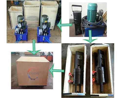 Packing of Rebar Extrusion Machine