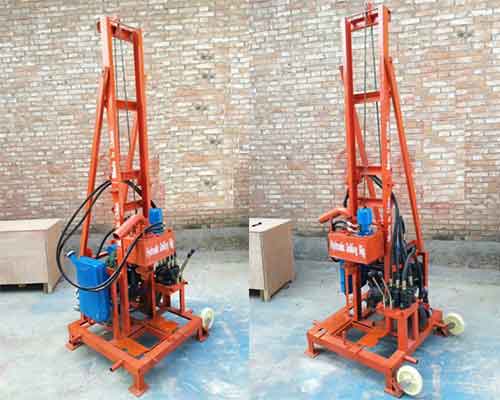 Water Well Drilling Rig Machine 100m Hydraulic Mine Drilling Rigs Rotary Hole Borehole Drill Machines For Sale
