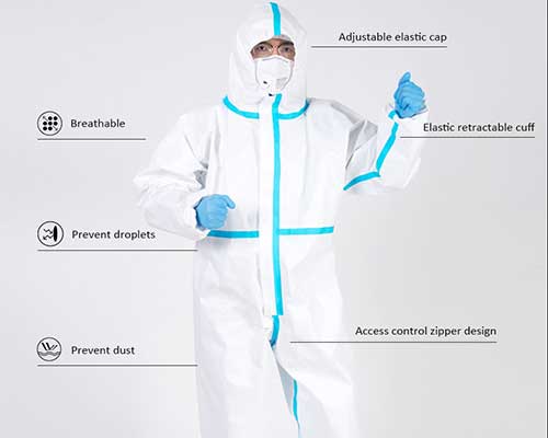 Medical Protective Clothing  Protective Suit Medical Coverall Price