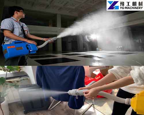 Use of Disinfectant Sprayer Machine