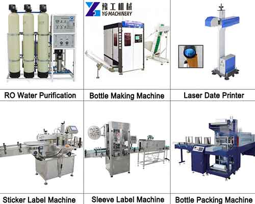 Water Bottle Filling Machine Process