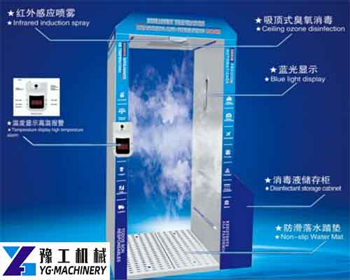 Atomization Disinfection Door