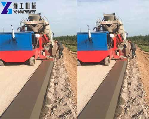 The Effect of Using the Curb Slipform Machine