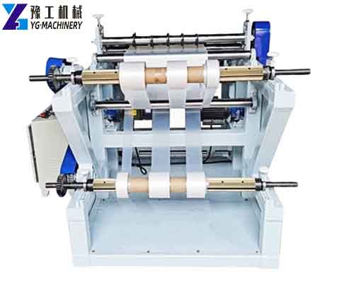 PLC Controlled Roll Rewinder Machine