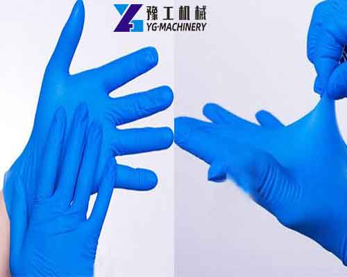 Blue Nitrile Disposable Gloves