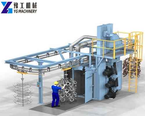 Tunnel Through Shot Blasting Machine