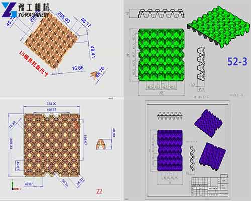 Different Egg Tray Mold Designs