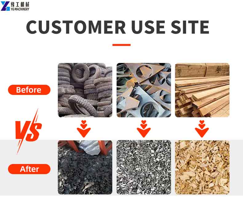 Before And After Shredding Display