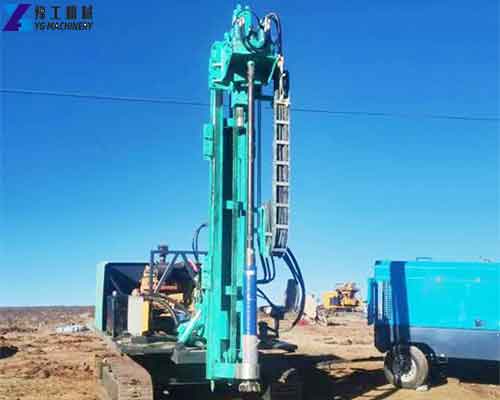 Solar Farm Pile Driving