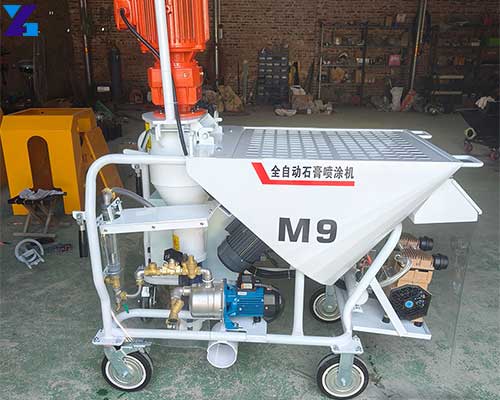 gypsum spray plaster machine