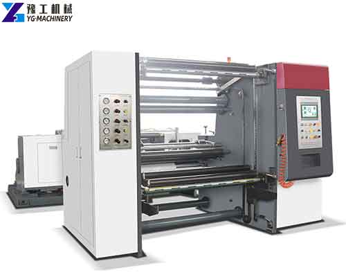 paper roll slitting & rewinding machine