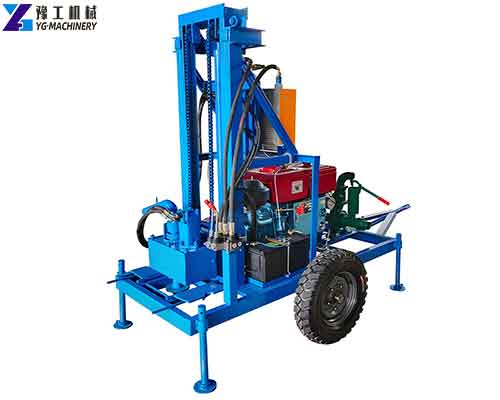 portable water well drilling rig