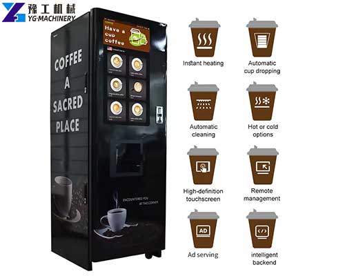 coin operated tea coffee vending machine