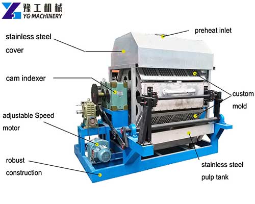 fully automatic egg tray machine price