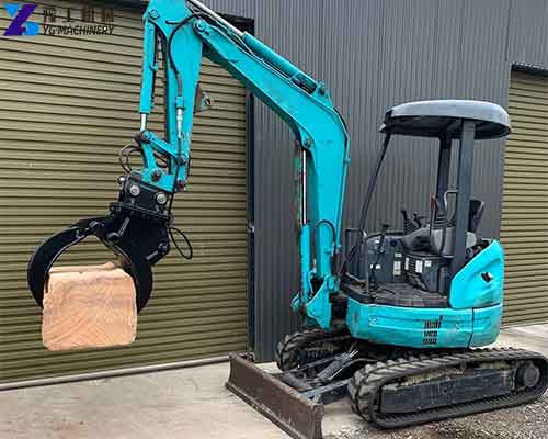 hydraulic grab excavator