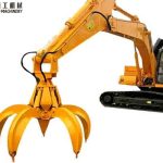 hydraulic orange peel grab