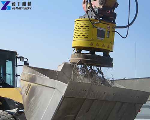 mini excavator magnet attachment