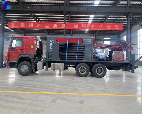 truck mounted borehole drilling machine