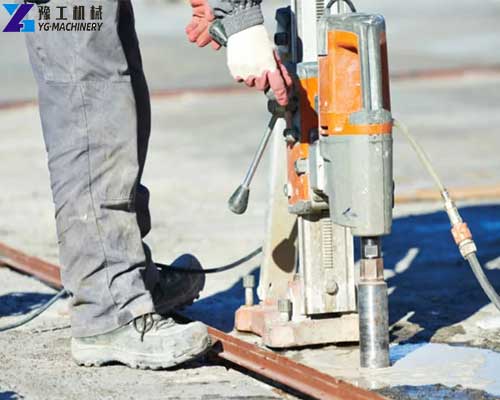 concrete hole drilling machine