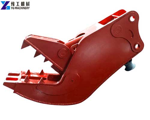 excavator hydraulic crusher tongs