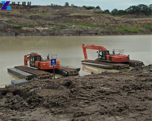 excavator mounted dredge pumps