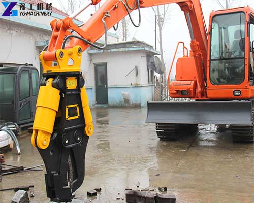 metal shear for excavator