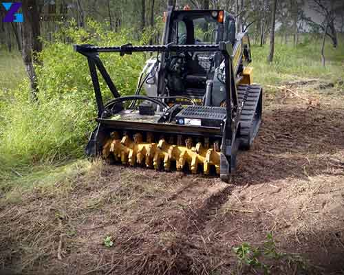 mini excavator mulcher attachment