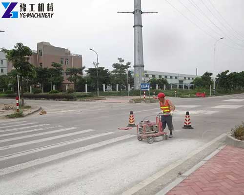 pavement marking removal grinder