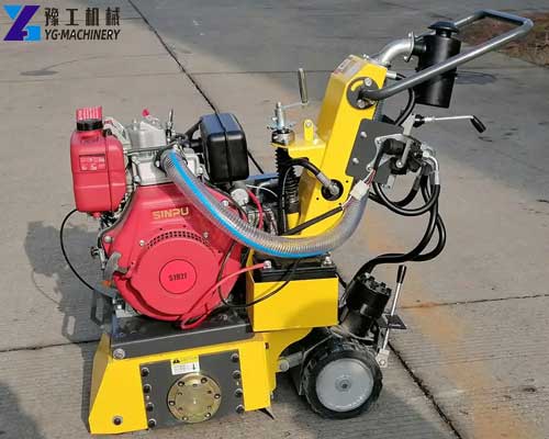 road line removal machine