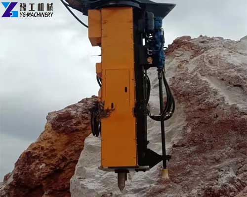 integrated hydraulic rock drill splitter