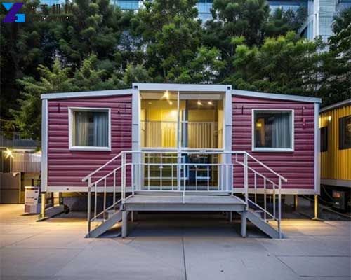 mobile expandable prefab house