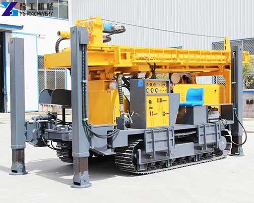 portable hydraulic water well drilling rig