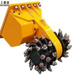 drum cutter attachment for excavator