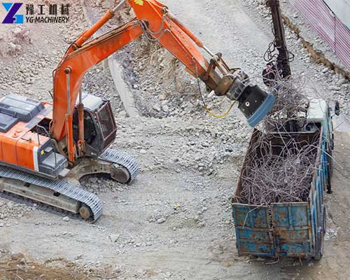 hydraulic magnet for excavator