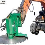 hydraulic rock saw for excavator