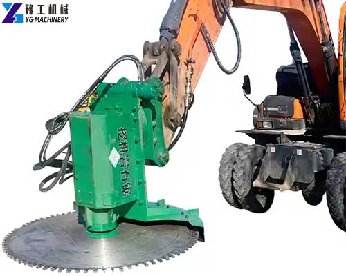 hydraulic rock saw for excavator