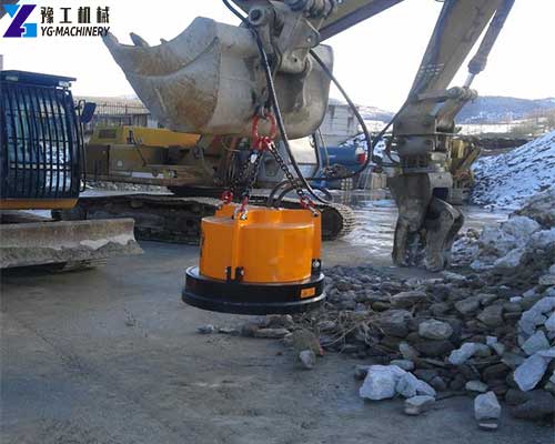 hydraulic scrap magnet