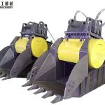 rock crusher bucket for excavator