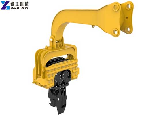 vibratory pile driver for excavator